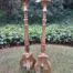 A Pair of Small Size French Style Hand Gilded Candle Holders