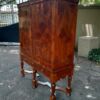 An Exceptional 18th Century Circa 1710 Dutch William and Mary Cabinet on Stand. Olive Oyster with Burr Walnut - Image 5