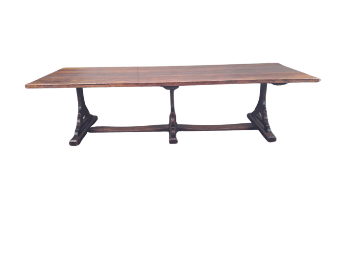 A 19th Century Sleeper Wood Refectory / Dining Table