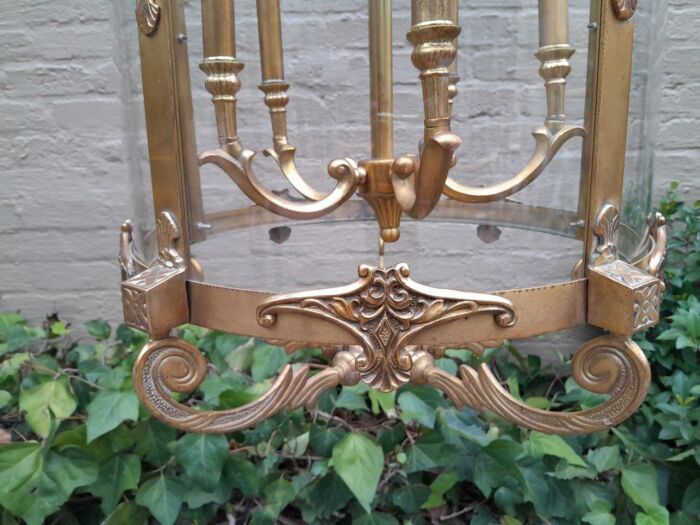A 20th Century Rare Pair of Brass Lanterns - Image 7