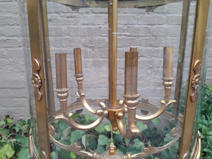 A 20th Century Rare Pair of Brass Lanterns - Image 8