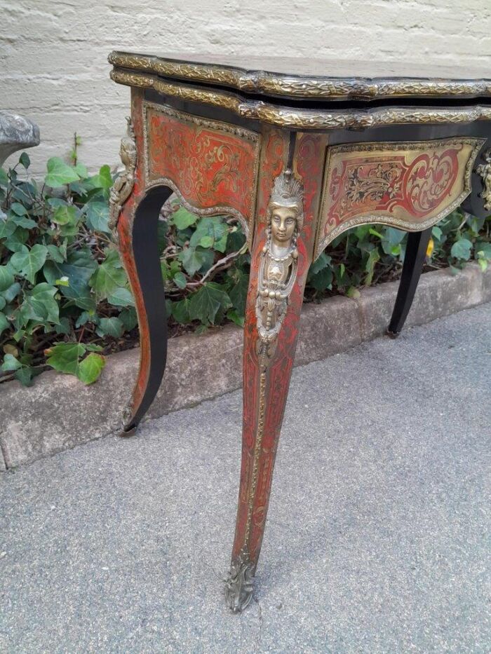 A 19TH Century Boulle and Ebonised Orrmolu Mount Card Table - Image 7