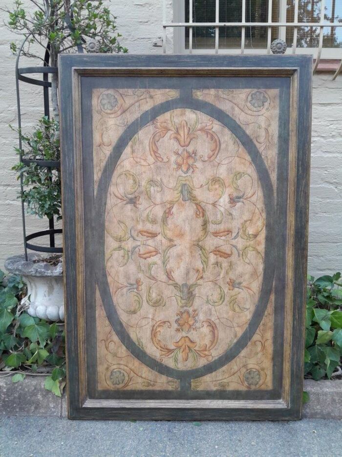 A 20th Century Pair of Painted Wooden Panels - Image 5