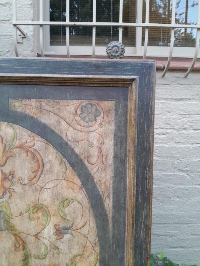 A 20th Century Pair of Painted Wooden Panels - Image 7