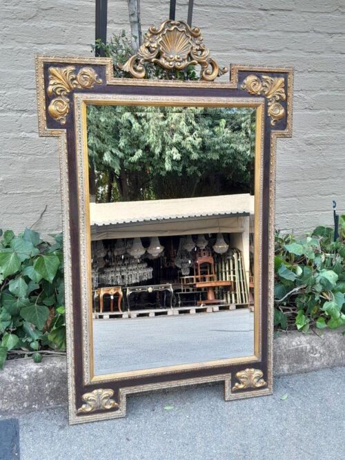 A 20TH Century Carved and Gilded Bevelled Mirror