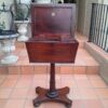 An Early 19th Century Regency Mahogany Tea Poy on Stand - Image 7