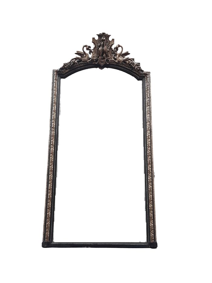 A 20TH Century Carved Gilt-Wood Mirror of Large Proportions