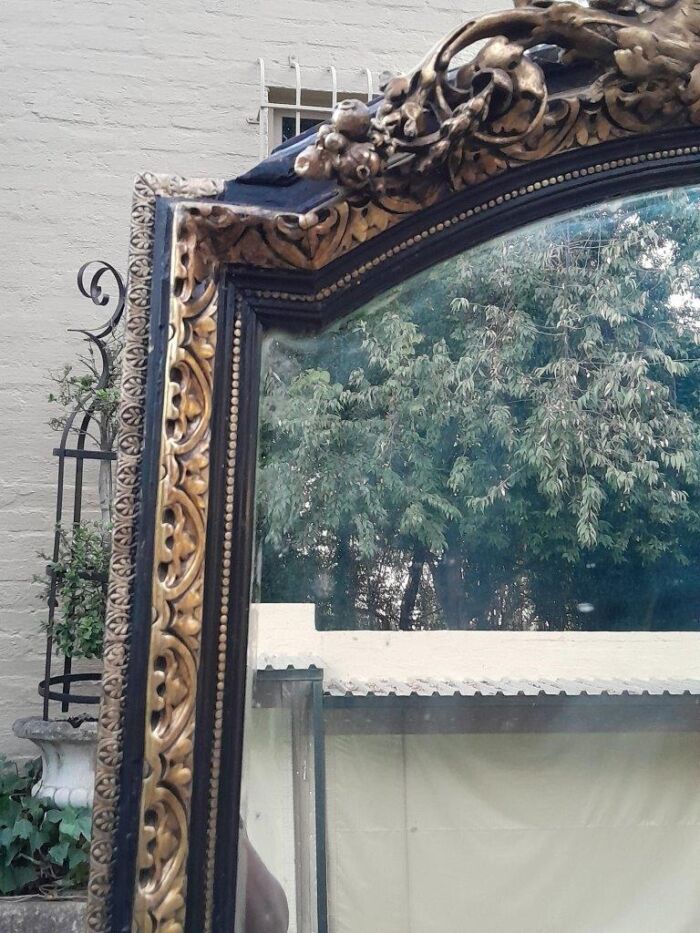 A 20TH Century Carved Gilt-Wood Mirror of Large Proportions - Image 8