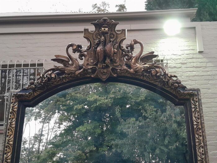 A 20TH Century Carved Gilt-Wood Mirror of Large Proportions - Image 9