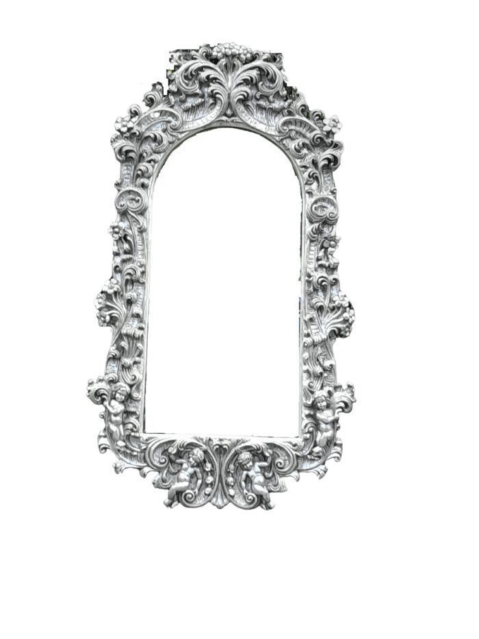 A 20th Century Ornately Carved, Bevelled and Gilt Mirror