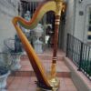 A 20th Century Venus Grand Harp on Gilt Wood Carved Base on Gilt Wood Bracket Feet. - Image 2