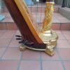 A 20th Century Venus Grand Harp on Gilt Wood Carved Base on Gilt Wood Bracket Feet. - Image 6