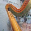 A 20th Century Venus Grand Harp on Gilt Wood Carved Base on Gilt Wood Bracket Feet. - Image 13