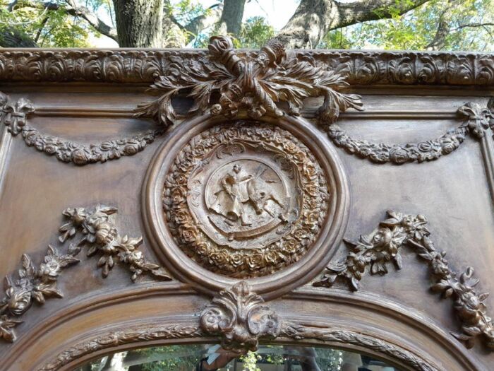 A French Style Ornately Carved and Gilded Bevelled Mirror of Large Proportions - Image 16