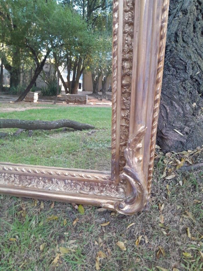 A French Rococo Style Ornately Carved & Gilded Bevelled Mirror - Image 19