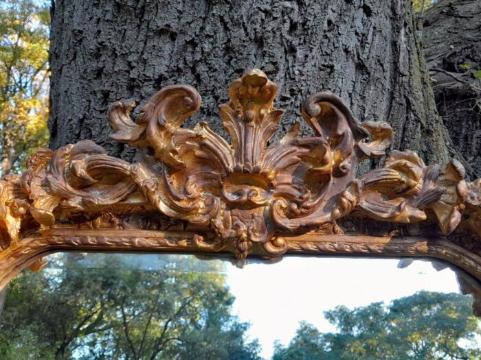 A French Rococo Style Ornately Carved & Gilded Bevelled Mirror - Image 22