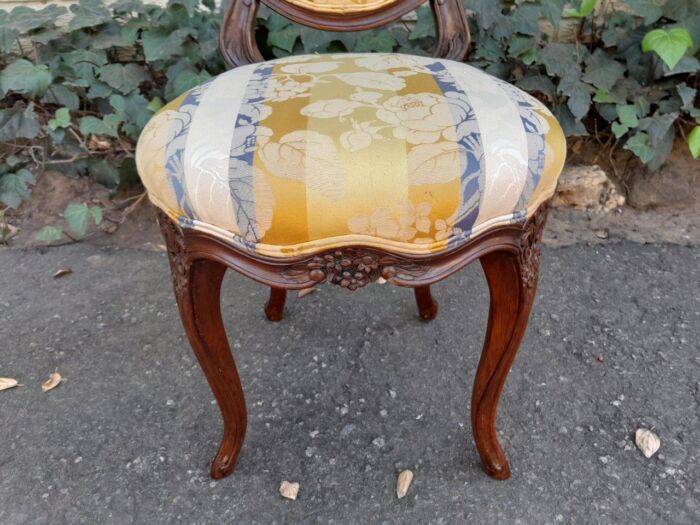 A Pair Of 19th Century French Carved Walnut Chairs - Image 7