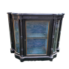 A 19th Century French Ebonised And Gilt Painted Credenza  /  Display Cabinet