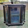 A 19th Century French Ebonised And Gilt Painted Credenza  /  Display Cabinet - Image 2