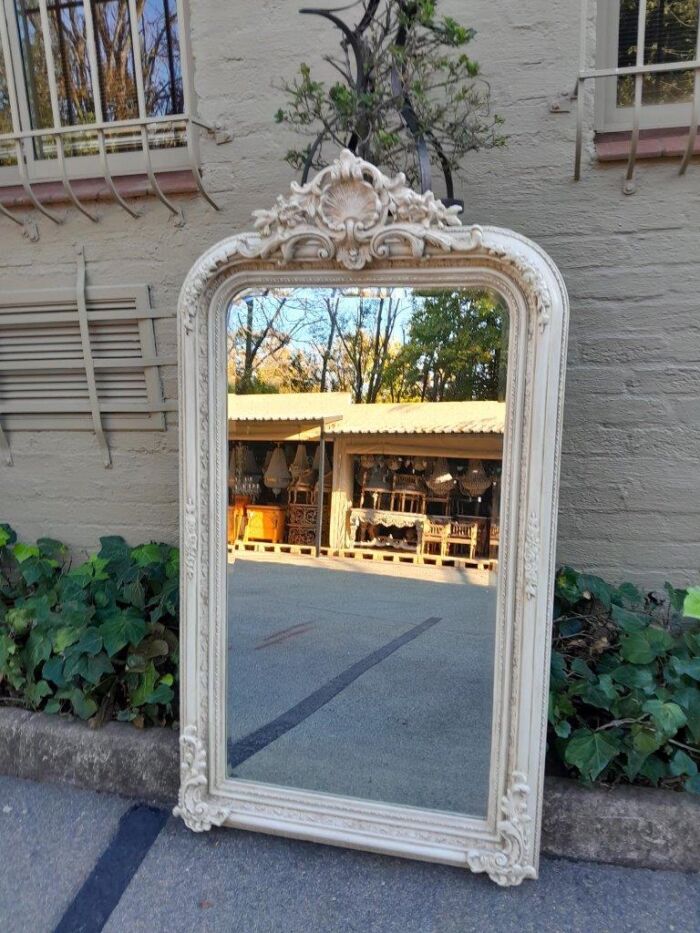 A 20th Century  French  Bevelled Mirror - Image 4