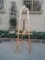 A French Rococo Style Carved and Hand Gilded  Wooden Easel