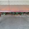 A 19th Century Antique Victorian Mahogany Extending Dining Table with Heavily Carved Legs on Brass Castors - Image 7