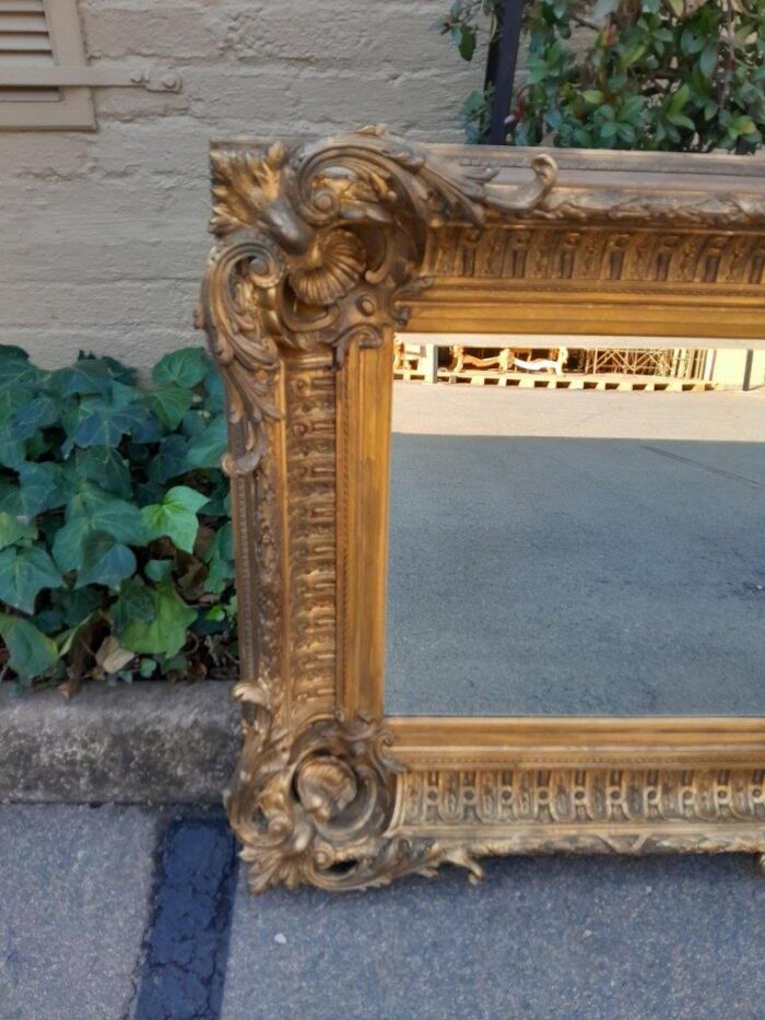 A 20th Century Giltwood And Gesso Frame - Image 7