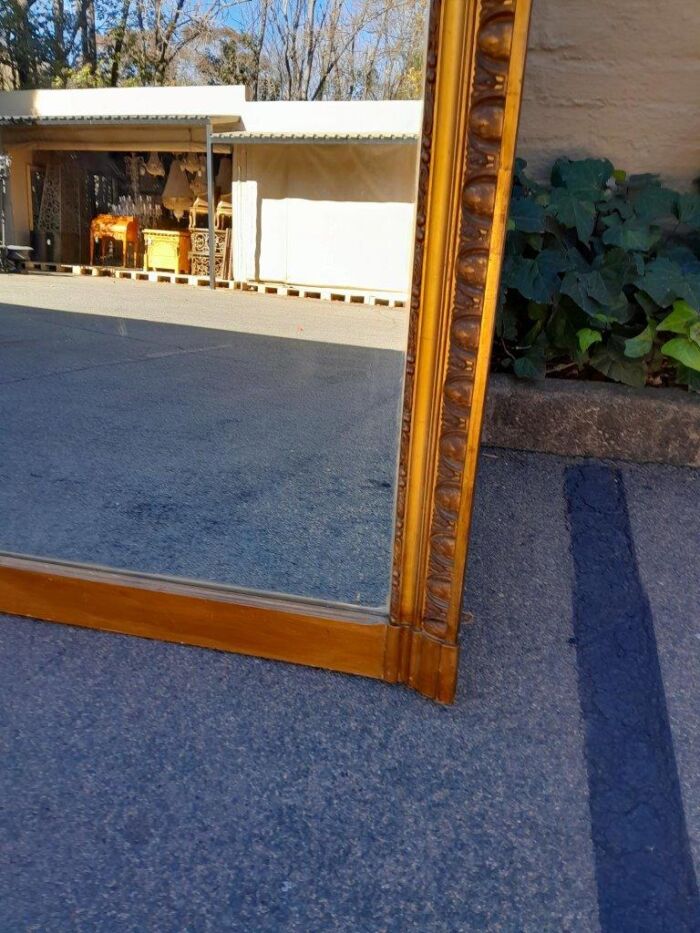 A 19th Century French Giltwood And Gesso Mirror Of Large Proportions ND - Image 5