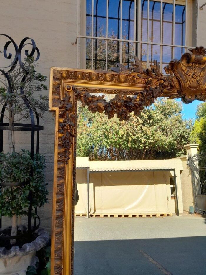 A 19th Century French Giltwood And Gesso Mirror Of Large Proportions ND - Image 7