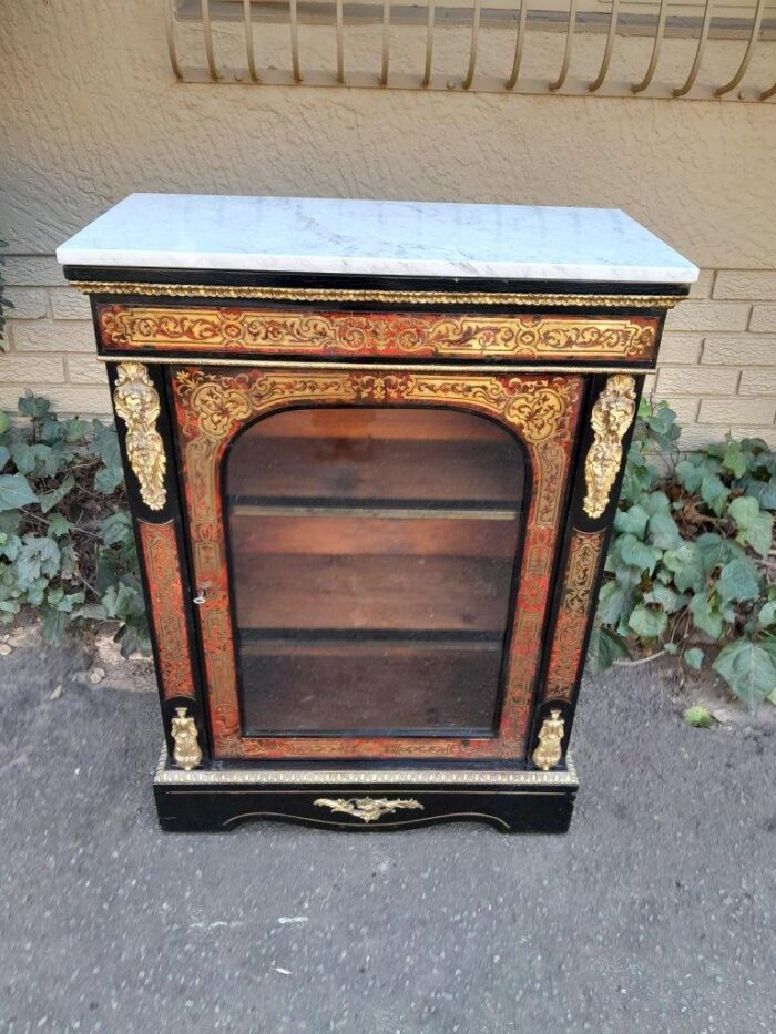 An Antique 19thcentury French Boulle, Ormolu And Ebonised Cabinet - Image 3