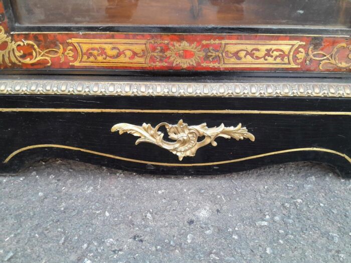 An Antique 19thcentury French Boulle, Ormolu And Ebonised Cabinet - Image 12