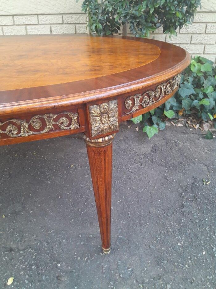 A 20th Century French Style Dining Table with Gold Detail - Image 12
