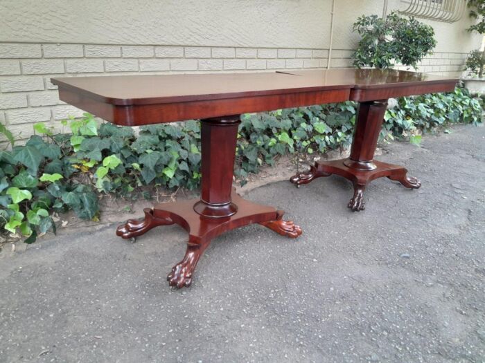 An Antique Pair of William IV Mahogany Console Tables  /  Bedside Tables / Pedestals - Image 5