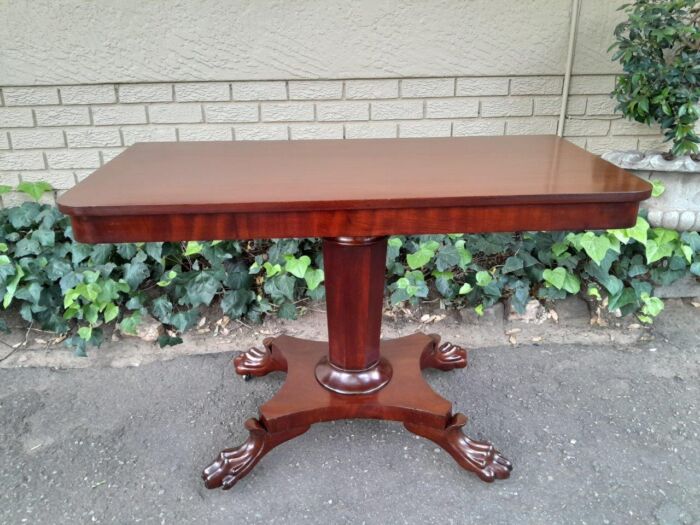 An Antique Pair of William IV Mahogany Console Tables  /  Bedside Tables / Pedestals - Image 8