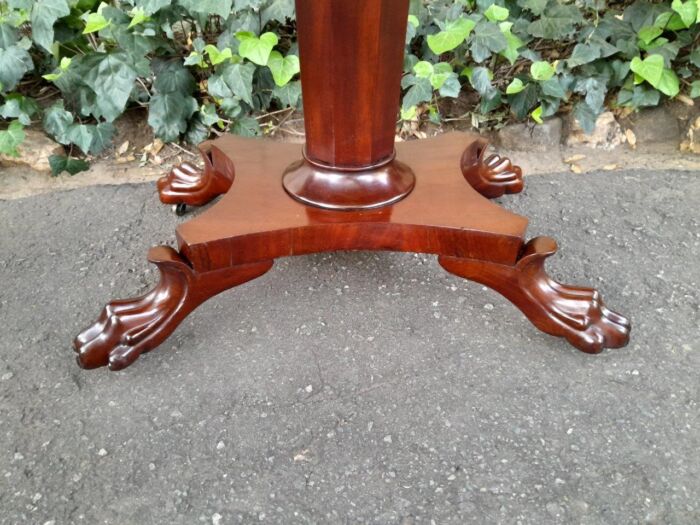 An Antique Pair of William IV Mahogany Console Tables  /  Bedside Tables / Pedestals - Image 9