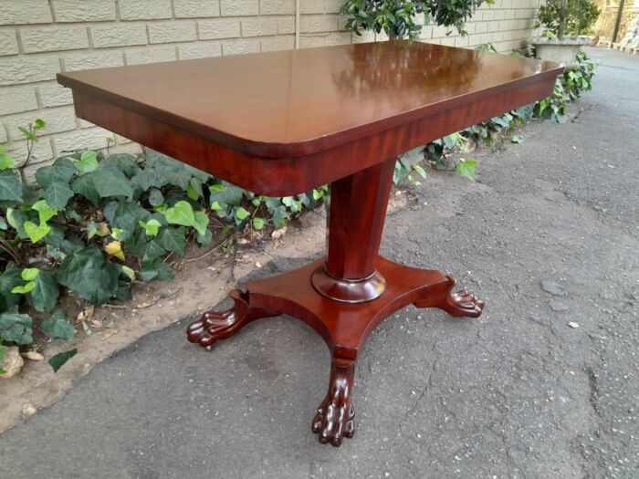 An Antique Pair of William IV Mahogany Console Tables  /  Bedside Tables / Pedestals - Image 11