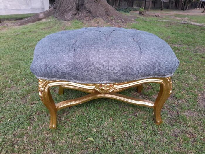 A French Style Giltwood Ottoman / Tuffet /  Stools - Image 2