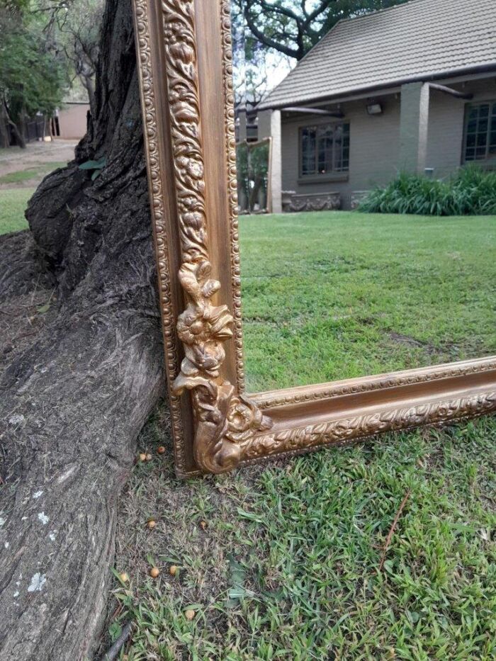 A French Rococo Style Ornately Carved And Gilded Bevelled Mirror - Image 3