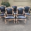 A 20TH Century Set Of Five Carved Fruitwood Chairs In A Contemporary Original Wood Finish - Image 2