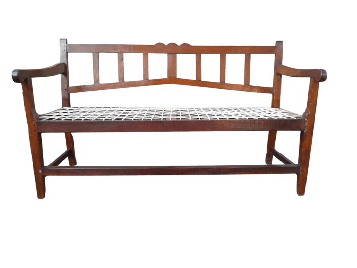 A 19th Century Cape Stinkwood and Fruitwood Riempie Bench