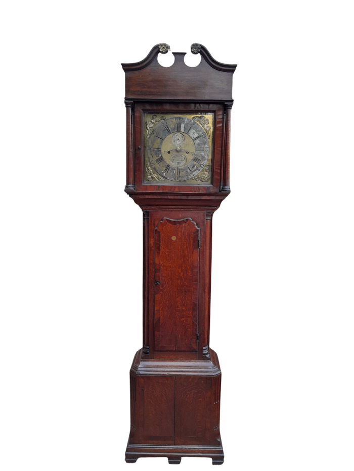 A Mid 18th Century George III Oak D. Seddon Frodsham Grandfather / Longcase Clock With a BADA (British Antiques Dealer Association) Stamp