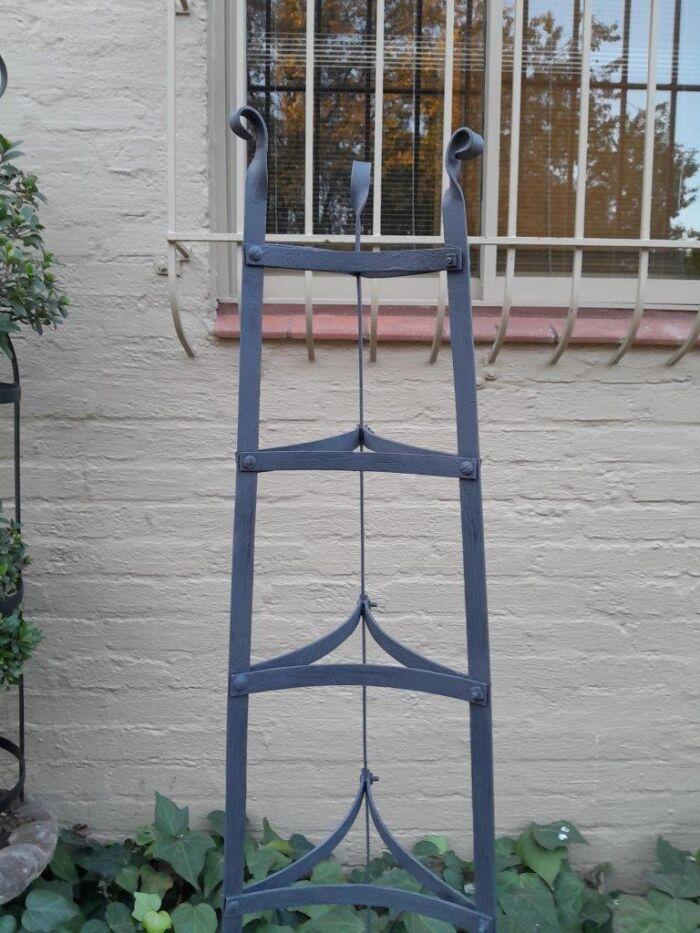 A 20th Century Metal Stand For Silverware Or Pots Finished In A French Antique Charcoal Colour - Image 5