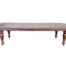 A Massive Antique Circa 1880 Victorian Carved Mahogany Dining Table With Two Extensions On Castors And With Crank Handle