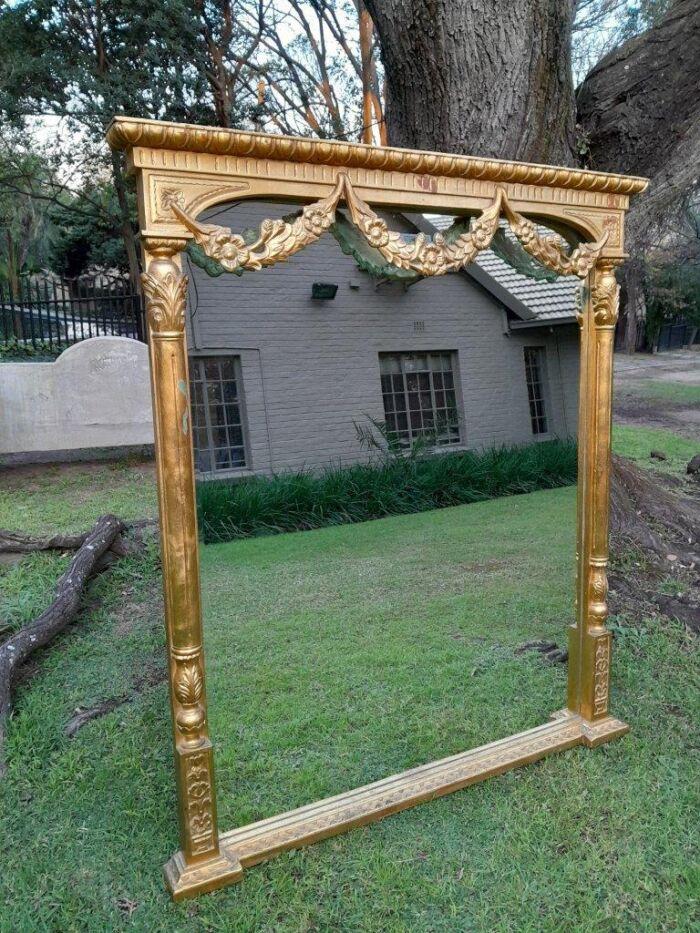A 20th Century French Style Carved Giltwood Mirror Of Large Proportions - Image 3
