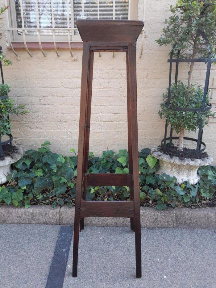 A Pair Of  Decorative Ebonised Wooden Plinths / Stands - Image 5