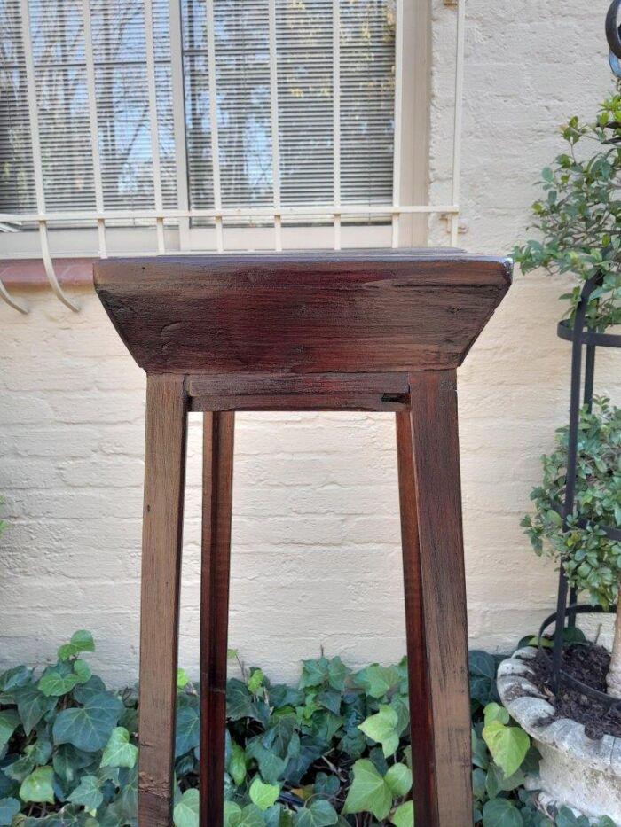 A Pair Of  Decorative Ebonised Wooden Plinths / Stands - Image 7