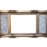 A 20th Century Carved And Gilded Bevelled Mirror With Marble Plaques