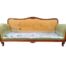 A 20TH Century Carved Beechwood Settee In A Contemporary Bleached Finish
