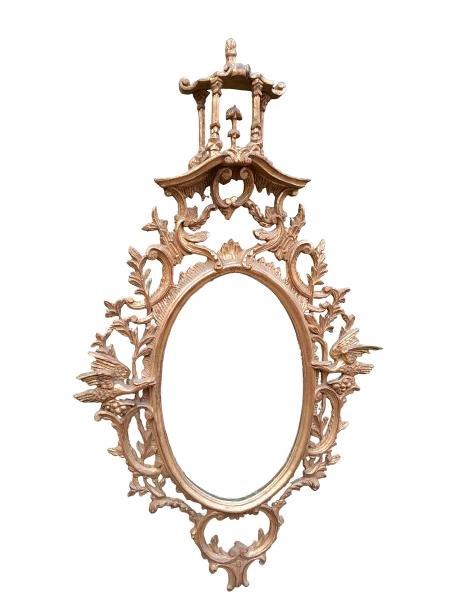 A George Lll Style Carved Gilt Wood Mirror