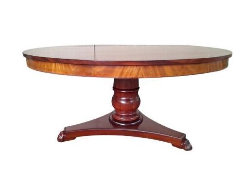 A Mahogany Large Circular Tilt Top Dining Table